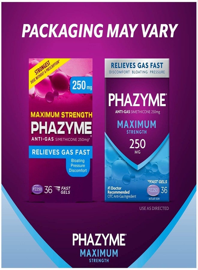 Phazyme Maximum Strength Softgels, 36 ea, (Single Pack) - Image 2